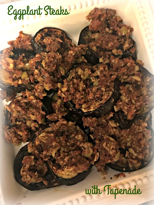 Eggplant Steaks with Tapenade